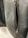 Levi’s Faux Shearling Lined Rancher Jacket Size L Black Long Sleeve with Pockets