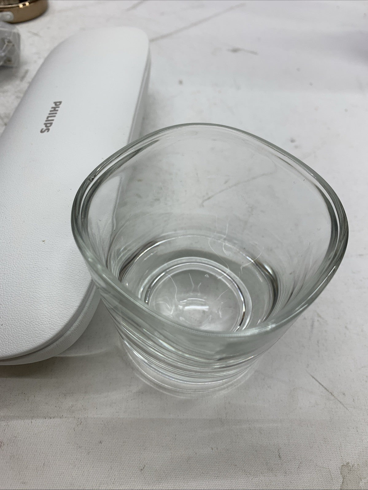 Philips Sonicare Diamond Clean Glass Cup RG/Black Charging Base Charging Case