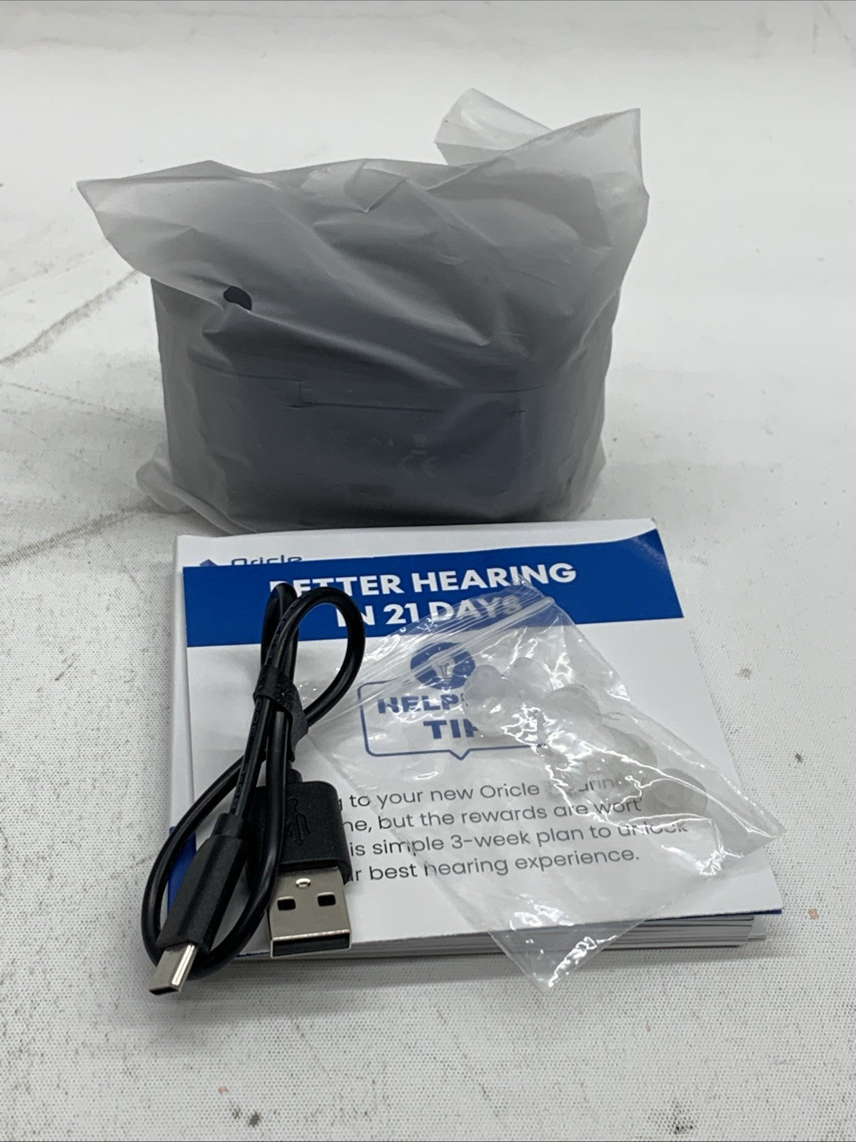 Oricle TrueFit Rechargeable Behind-The-Ear Hearing Aids JH-D26AT for Seniors