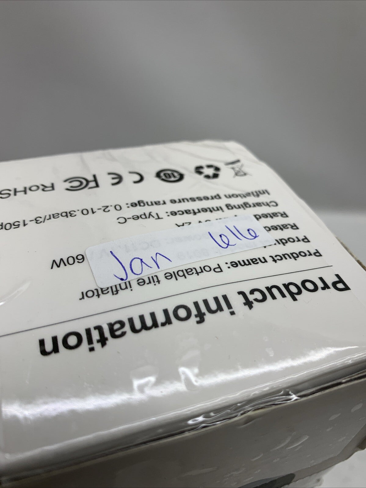 Portable WirelessTire Inflator Air Pump for Car Motorcycle Bicycle Basketball