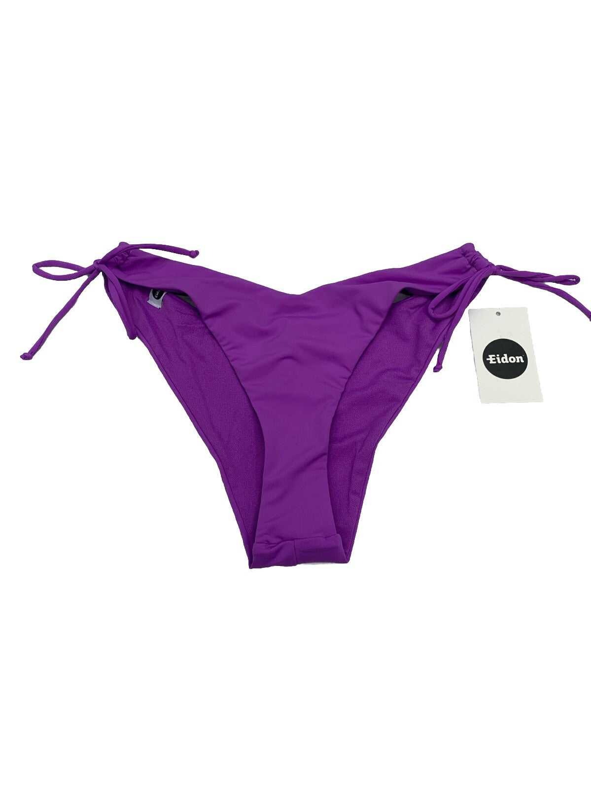 EIDON Standard Leah High Cut V-Front Tie Side Cheeky Bikini Bottom Underwear S