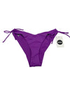EIDON Standard Leah High Cut V-Front Tie Side Cheeky Bikini Bottom Underwear S