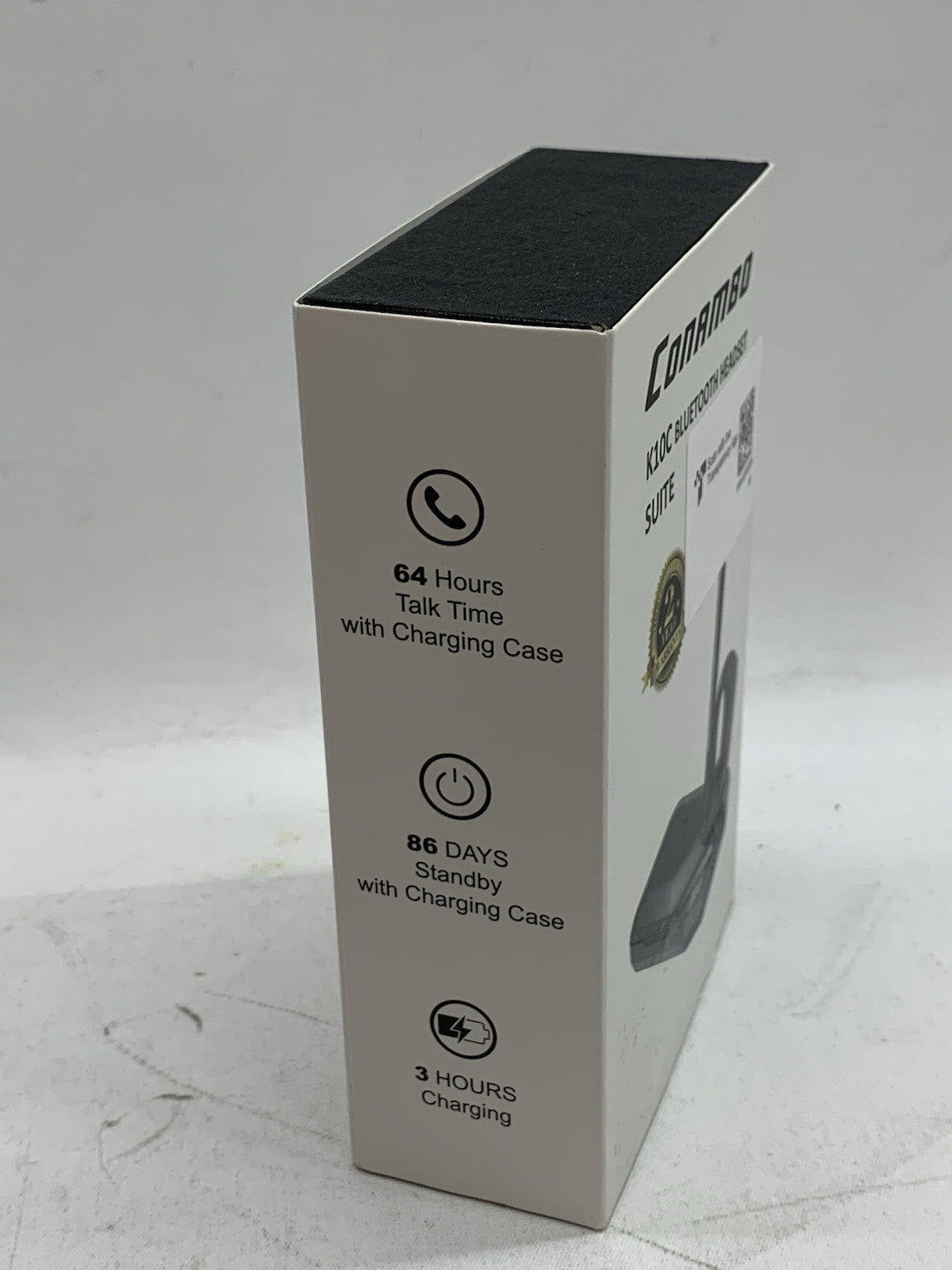 Conambo K10C Bluetooth Headset Suite CVC 8.0 Dual Mic Noise Cancelling Wireless