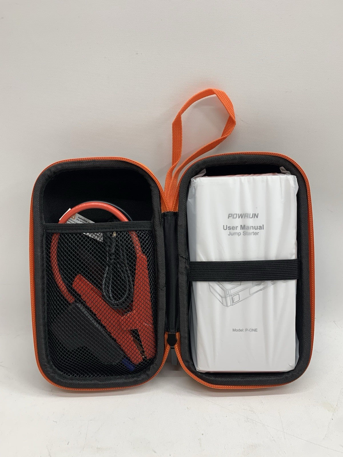 Powerun P-One 2000A Portable 12V Car Battery Jump Starter W/Device Charging Port