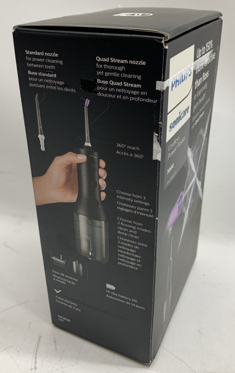 Philips Sonicare Cordless Power Flosser 3000 Oral Irrigator with Quad Stream