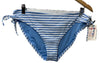 Roxy Women's Pacific Coast Highway Lace Up Hipster Full Bikini Bottom Size XL