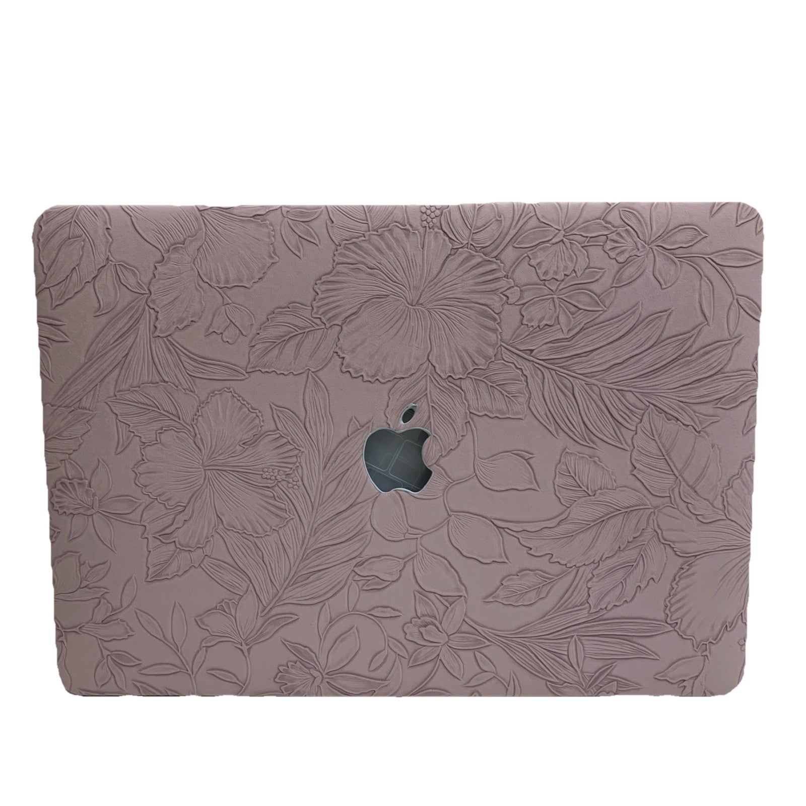 Seorsok Compatible with MacBook Air 13 inch Case 2018-2022 Purple Elegant Floral