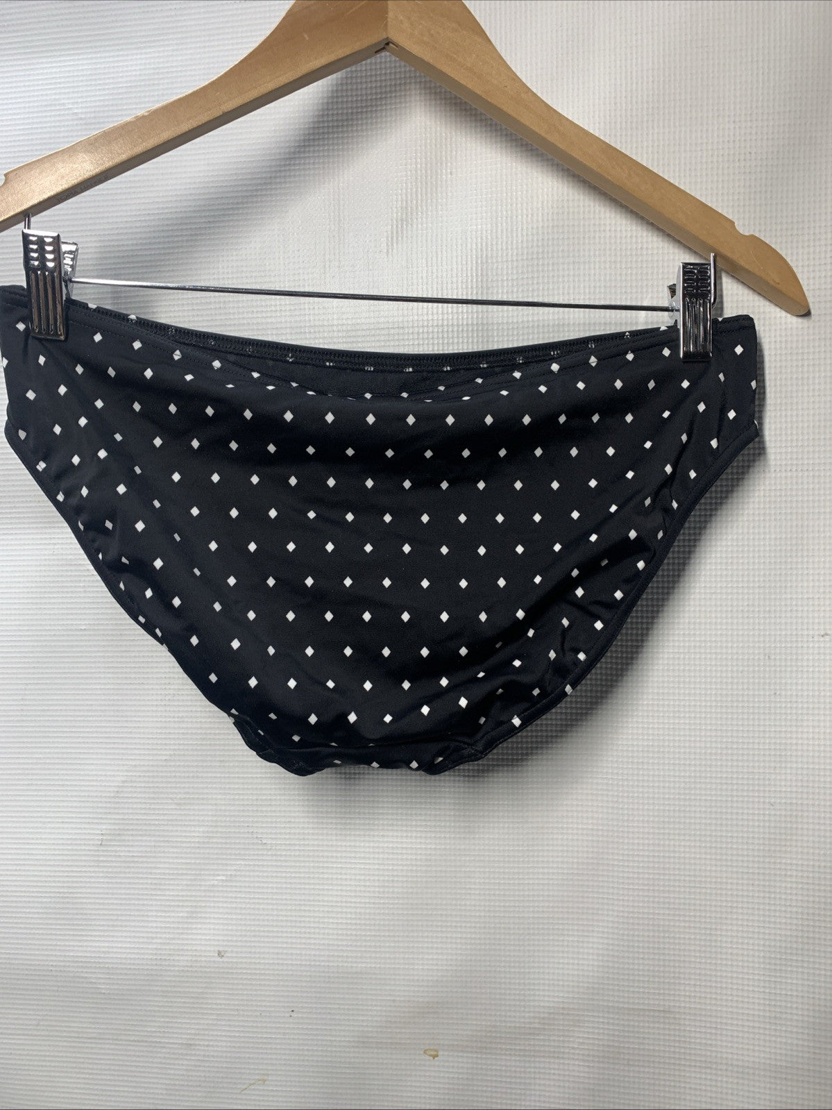 Freya Women's Jewel Cove Bikini Brief Black/White Underwear Swimwear Size Medium