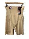 Maidenform Women's High-waist Thigh Slimmer, Firm-control Shapewear 2XL Beige