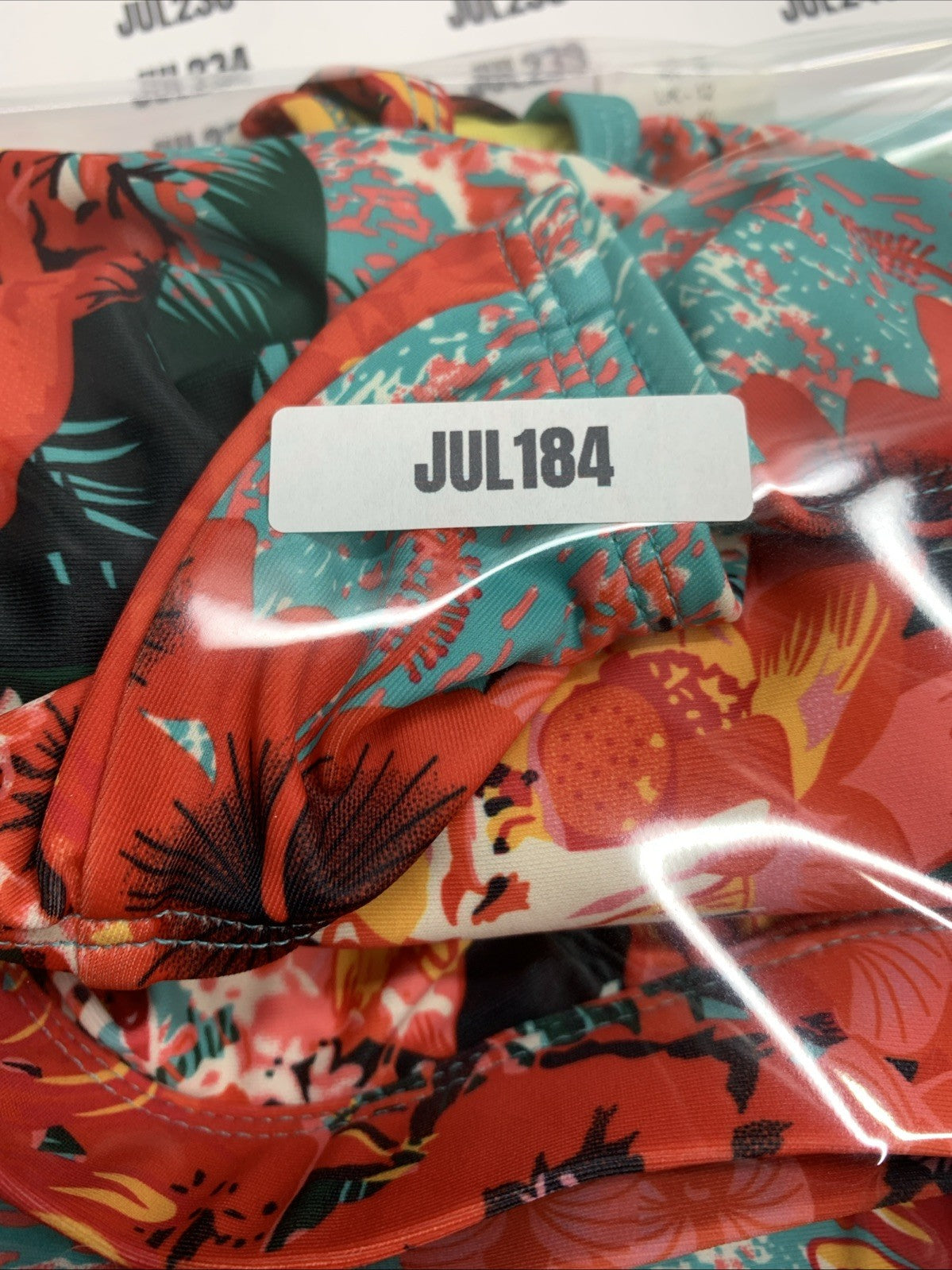 RELLECIGA Low Waisted Bikini Set Scoop Neck Cutout Two Piece Swimsuit Floral Med