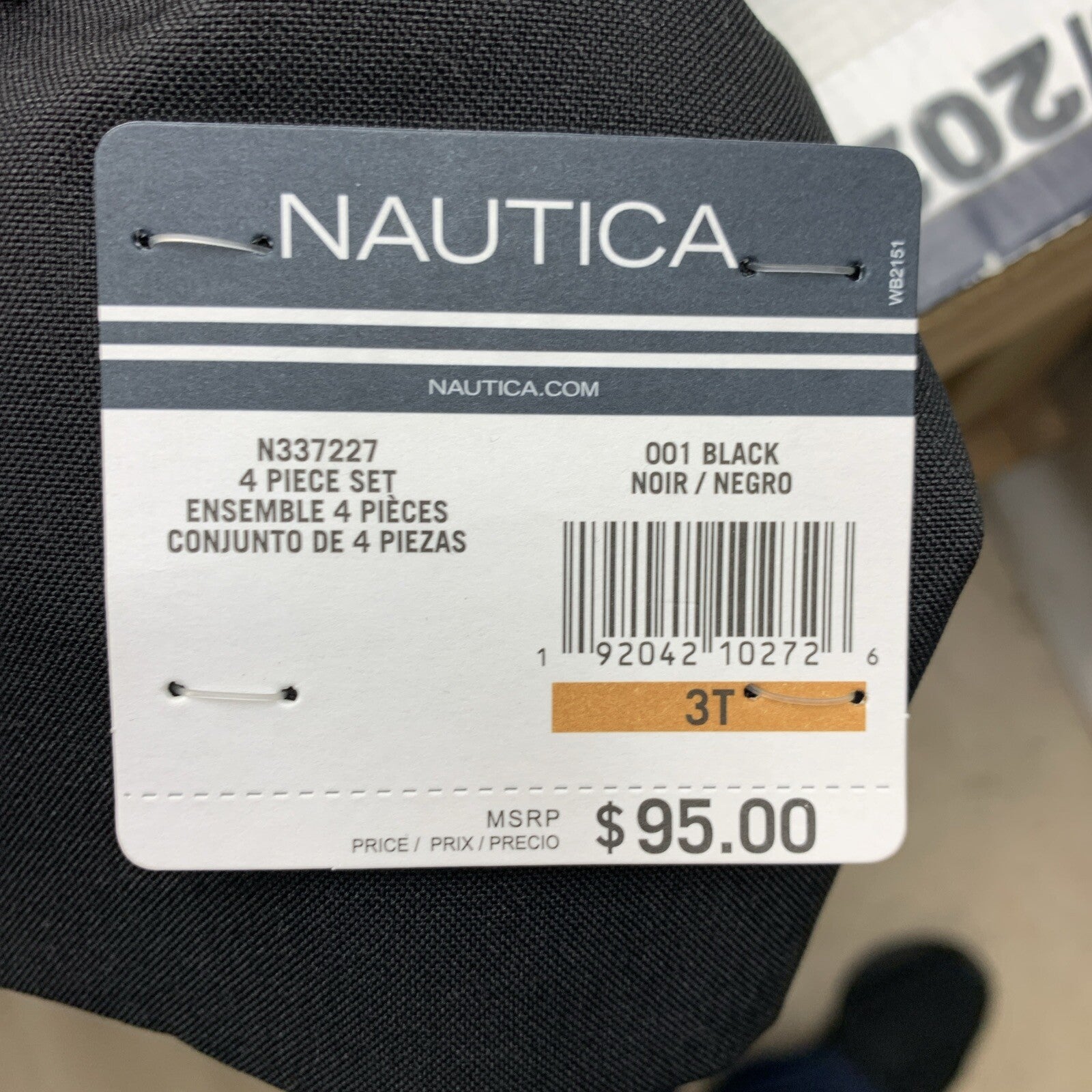 Nautica Boys' 3-Piece Tuxedo Set with Dress Shirt, Jacket, and Pants - Size 3T