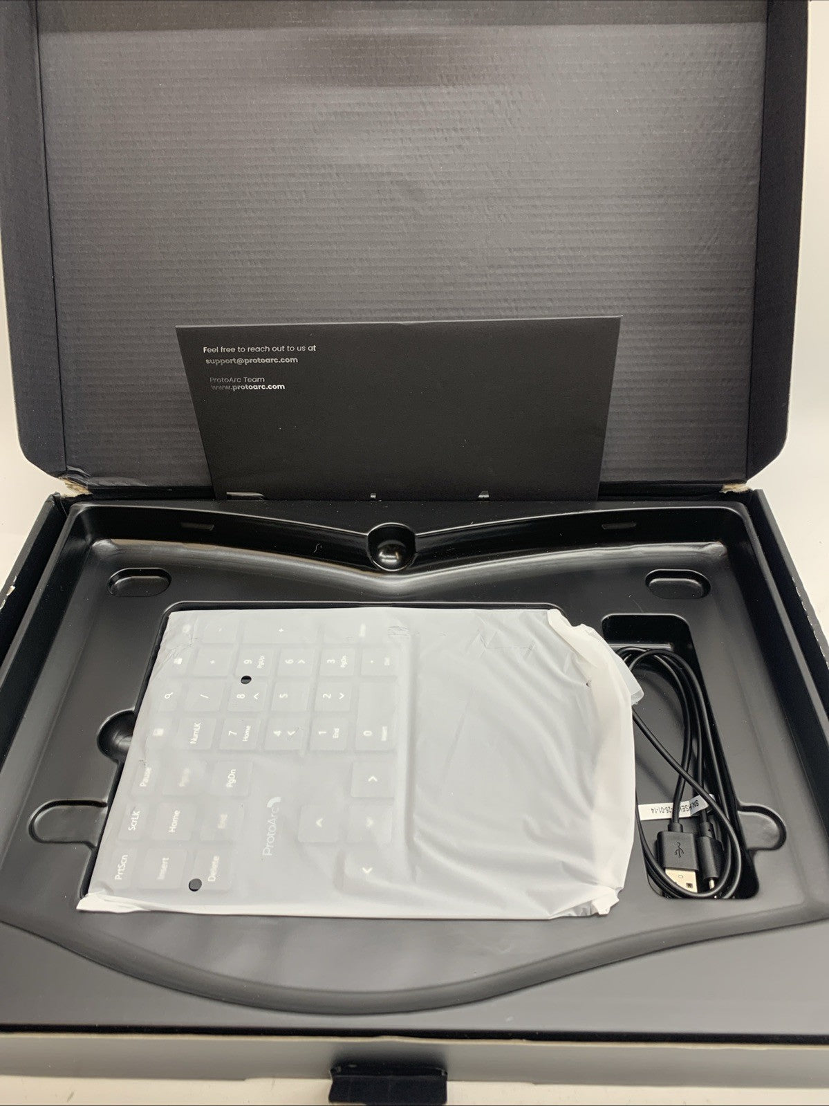 ProtoArc Wireless Ergonomic Keyboard, EK04 2.4GHz Wireless Ergo Keyboard Black