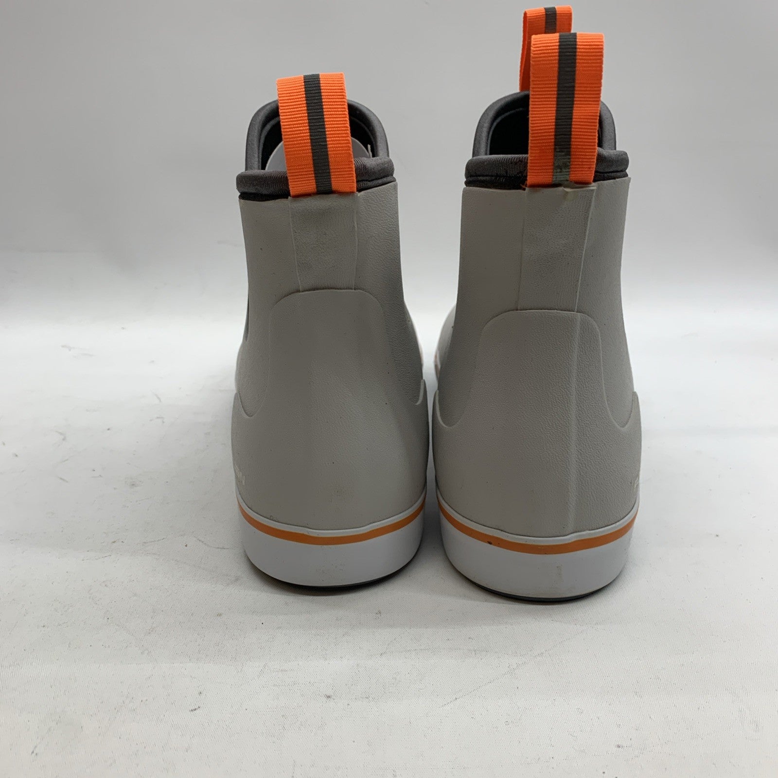 Furuian Men's Deck Fishing & Rain Waterproof Slip On Neoprene Ankle Boots 11
