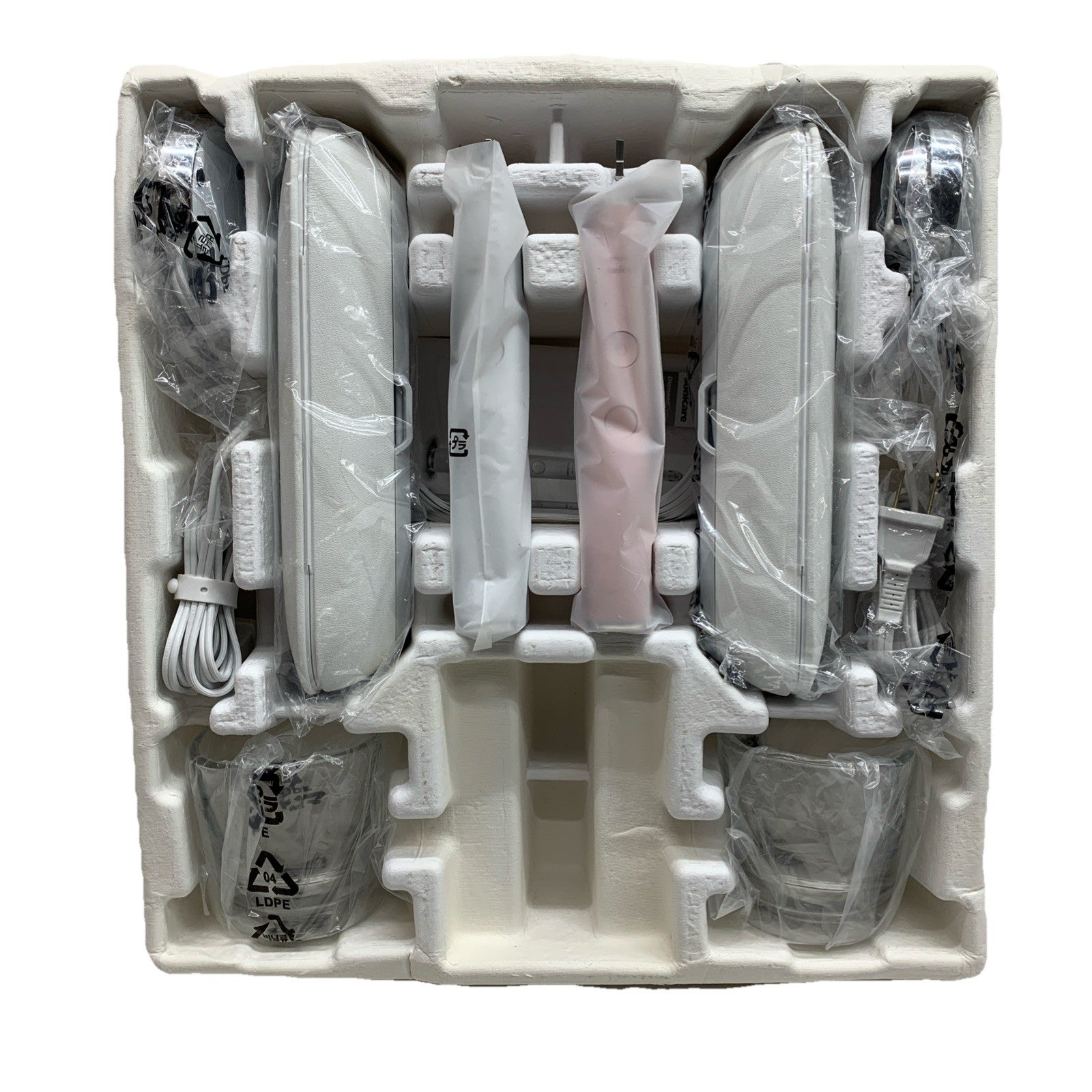 Philips Sonicare Diamond Clean White/ Pink Electric Toothbrush Read - NO HEAD