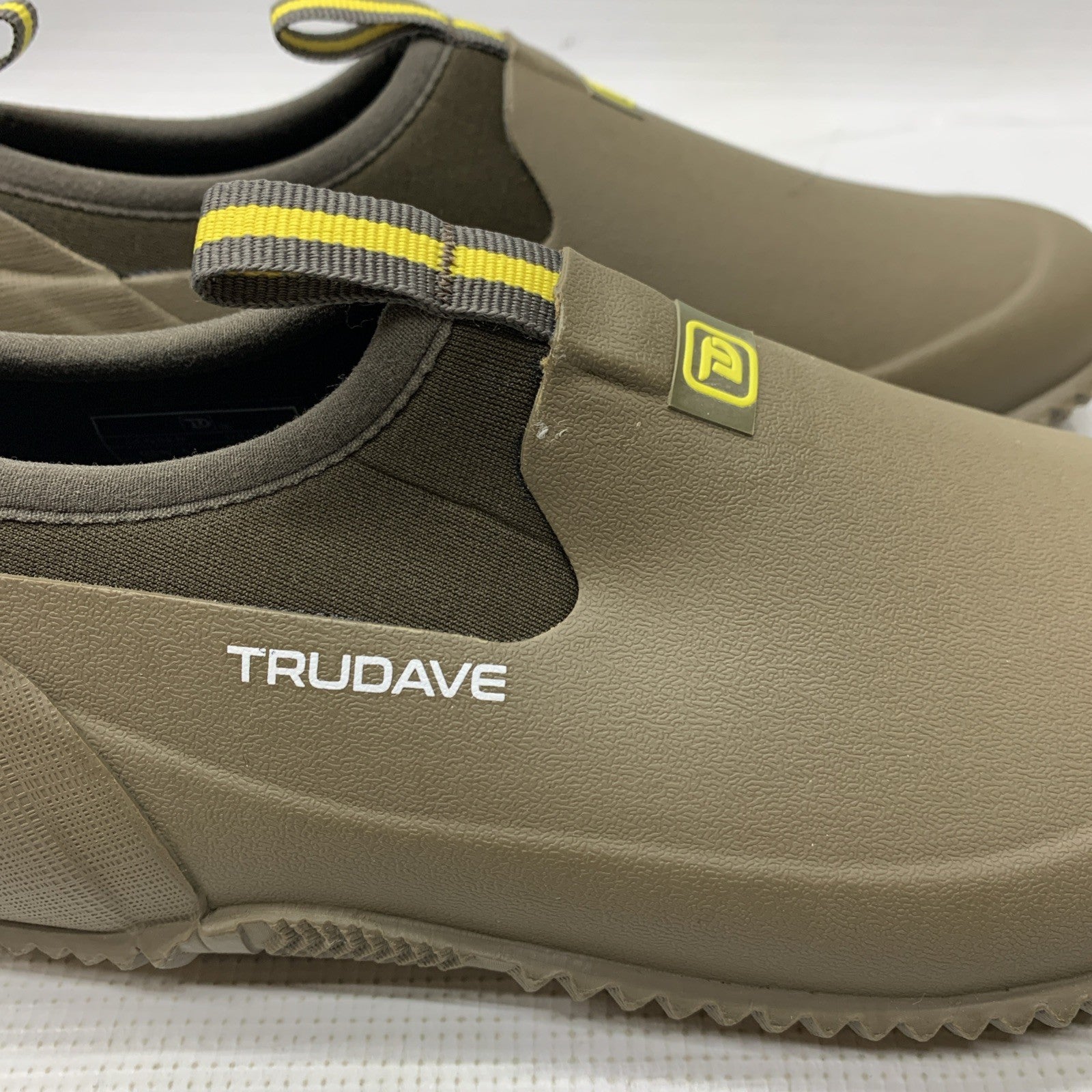 Waterproof Garden Shoes Men's Rain Boots Women's Slip-On Footwear Rubber Olive