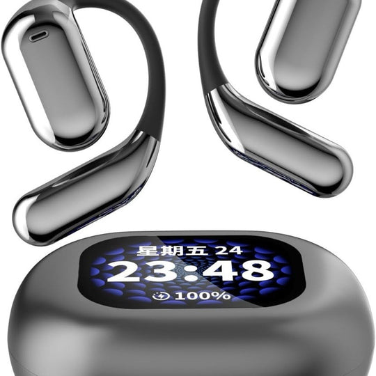 Intelligent Touch Screen Open Ear Bluetooth 5.4 Headphones Over The Ear Earbuds