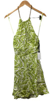 Light green ASTR Women's The Label Laylin evening dress, XS size, elegant party dress with a fitted silhouette.
