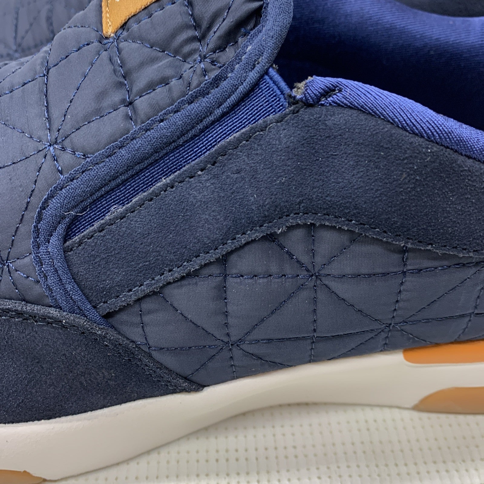 OrthoComfoot Men's Orthopedic Slip On Loafers Walking Shoes with Arch Navy 11