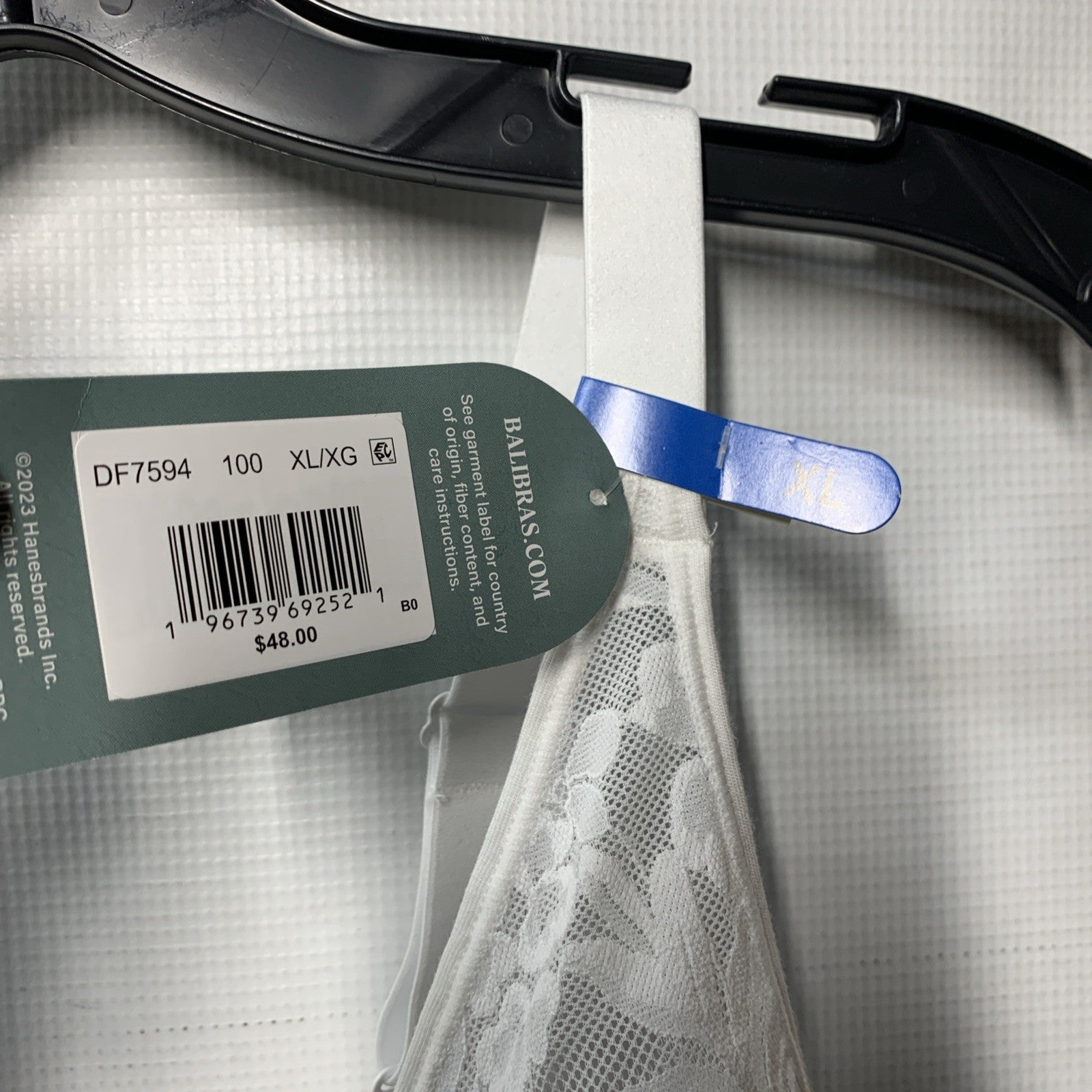 Bali DF7594 Breathe Modal T-Shirt Breathable Wireless Convertible Bra White XL