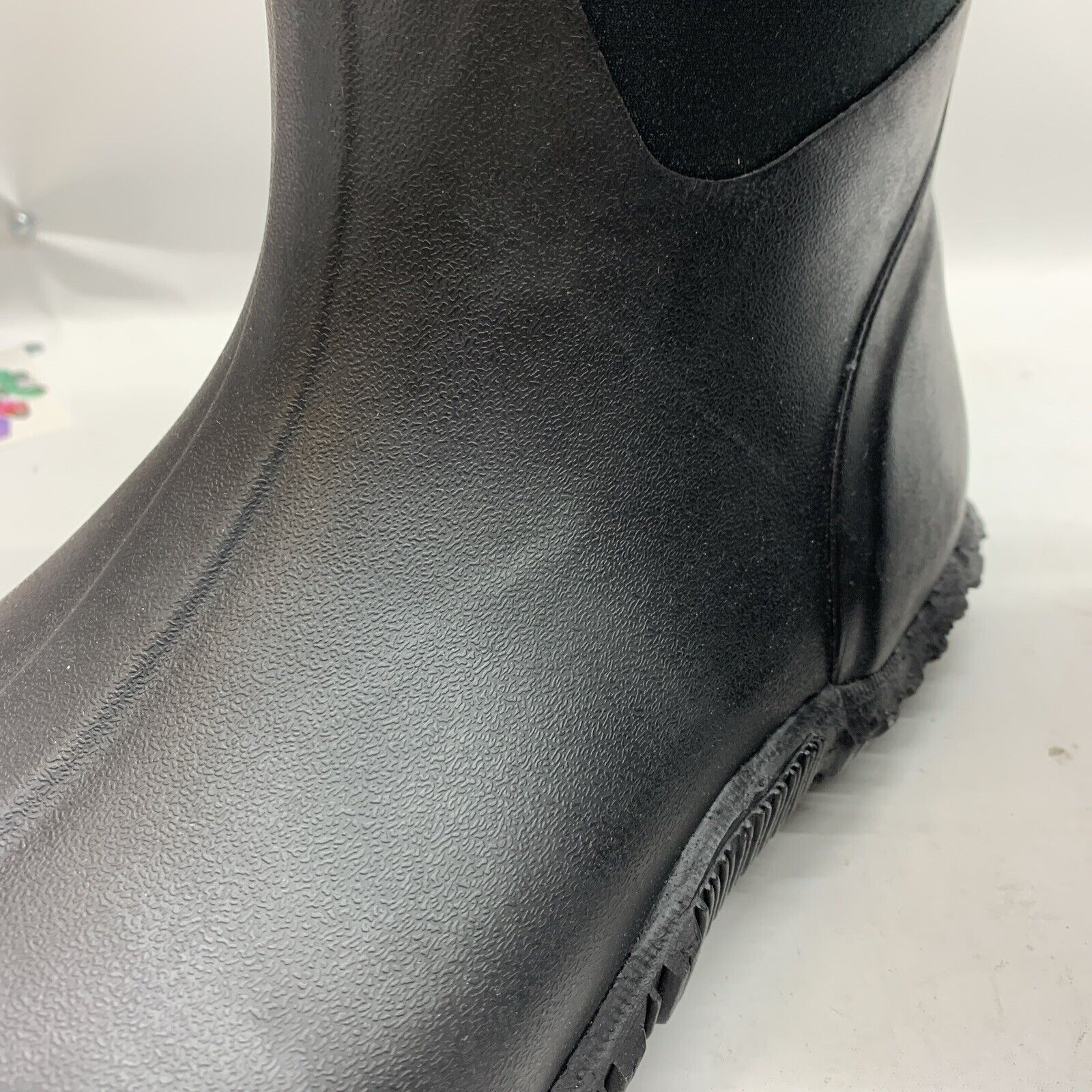 Bogs Men Classic Mid Waterproof Portage Rain Boots Black Size 14 Pull-on Classic
