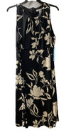 London Times Women's Floral Print Midi Dress Casual Sleeveless Classic Size 14P