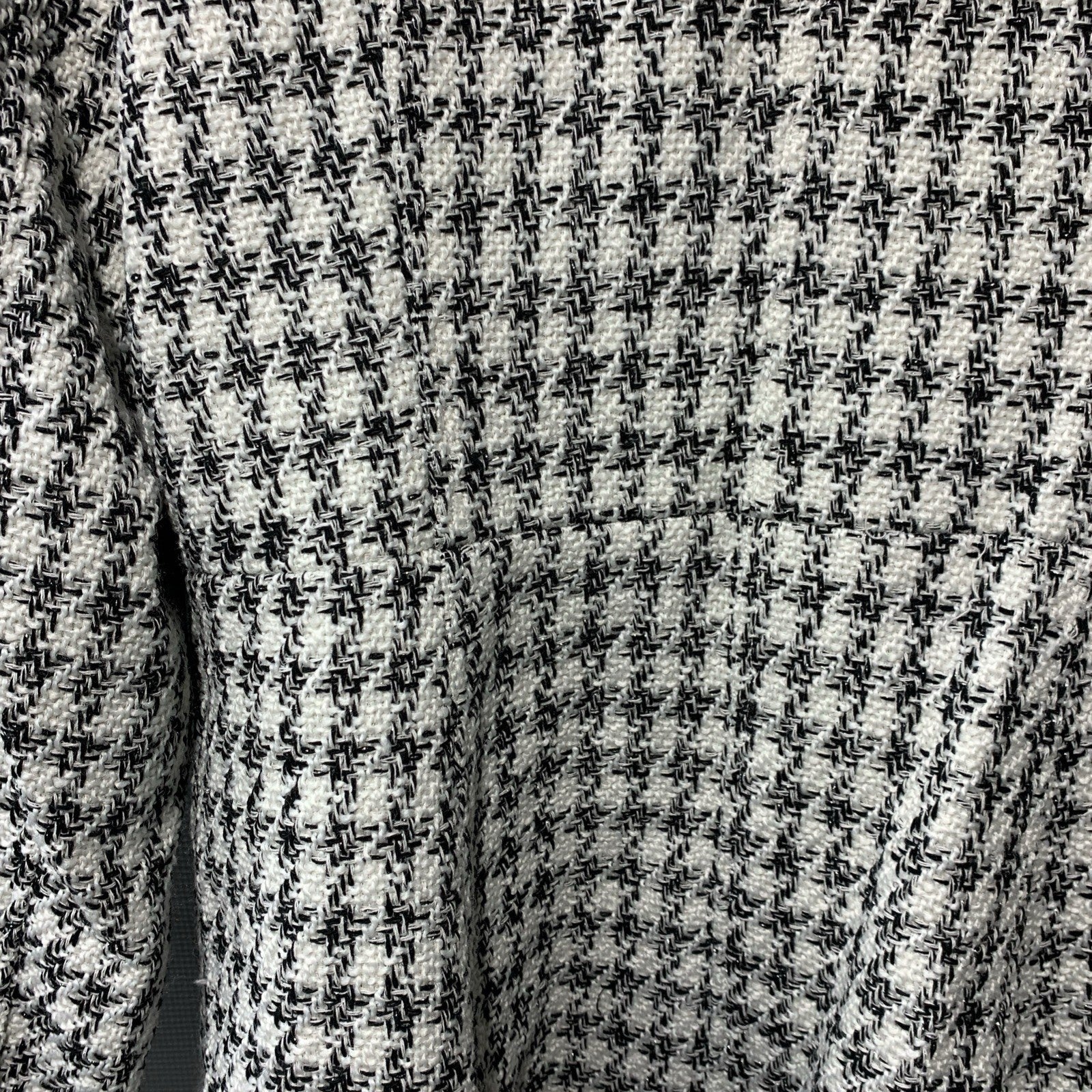 Laundry By Shelli Segal Fit and Flare Plaid Fabric Jacket (XL)