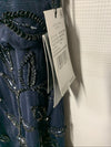 Alex Evenings Women's Blouson Beaded Long Dress Formal Cocktail Guest Size 18