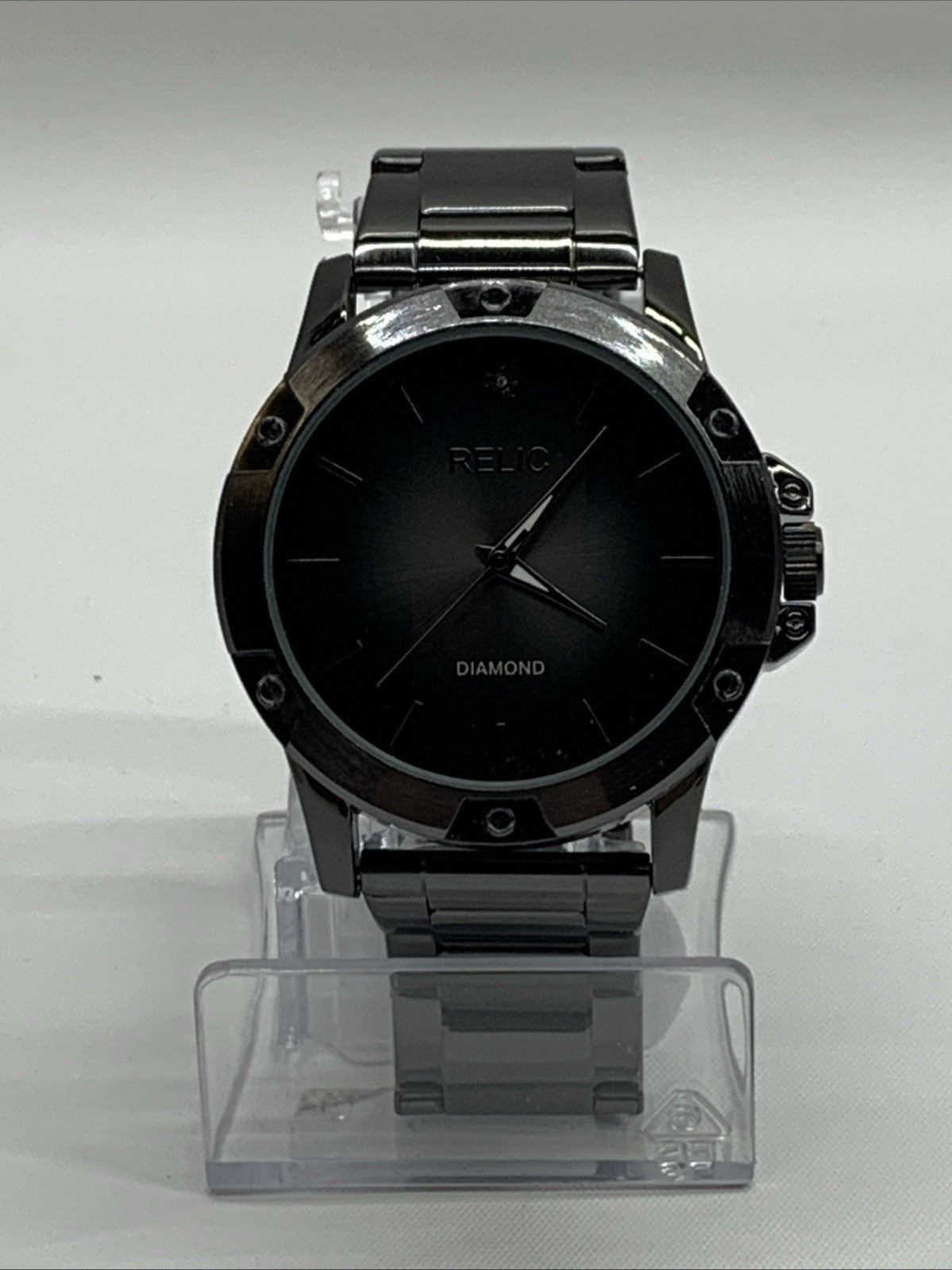 RELIC by Fossil Men's Rylan Stainless Steel and Diamond Accent Watch Quartz