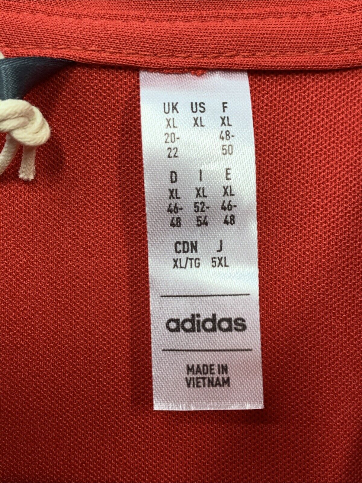 adidas Women's Solid Performance Short Sleeve Polo Shirt Size XL Collared Red