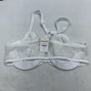 DELIMIRA Front Closure Bra Full Coverage Underwire Racerback Size 38C White