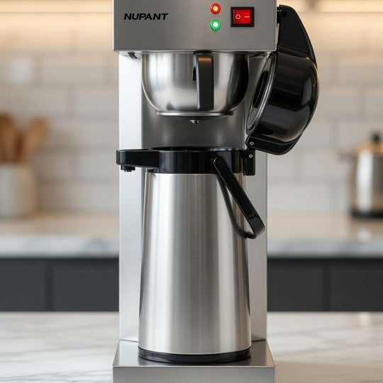 NUPANT RP-386 Commercial Airpot Coffee Brewer Drip Coffee Maker, 74oz, 2.2L