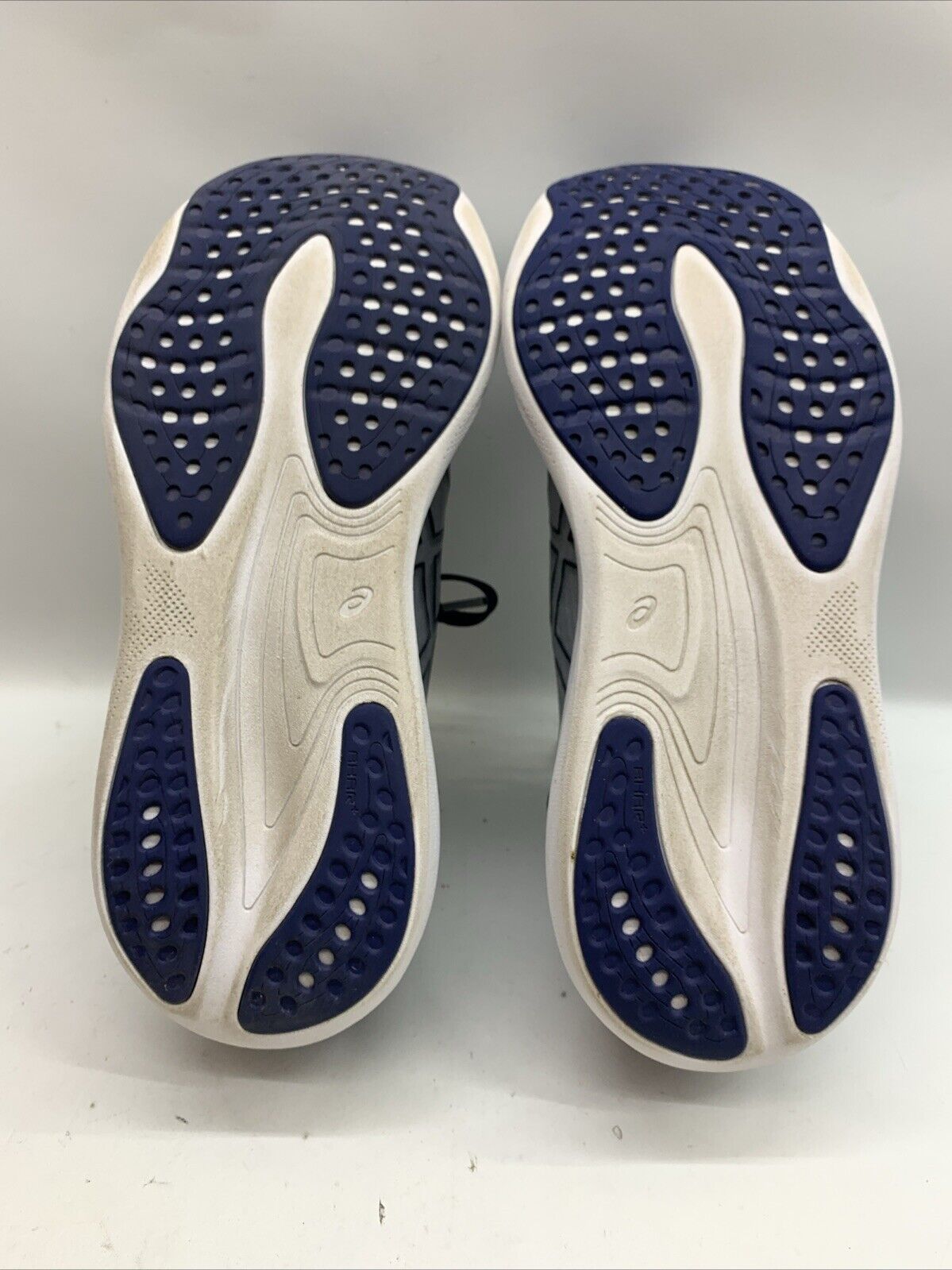 Asics Mens Gel Nimbus 25 Mens Size 10 Sneakers Running Gray/Blue Lace-up Shoes