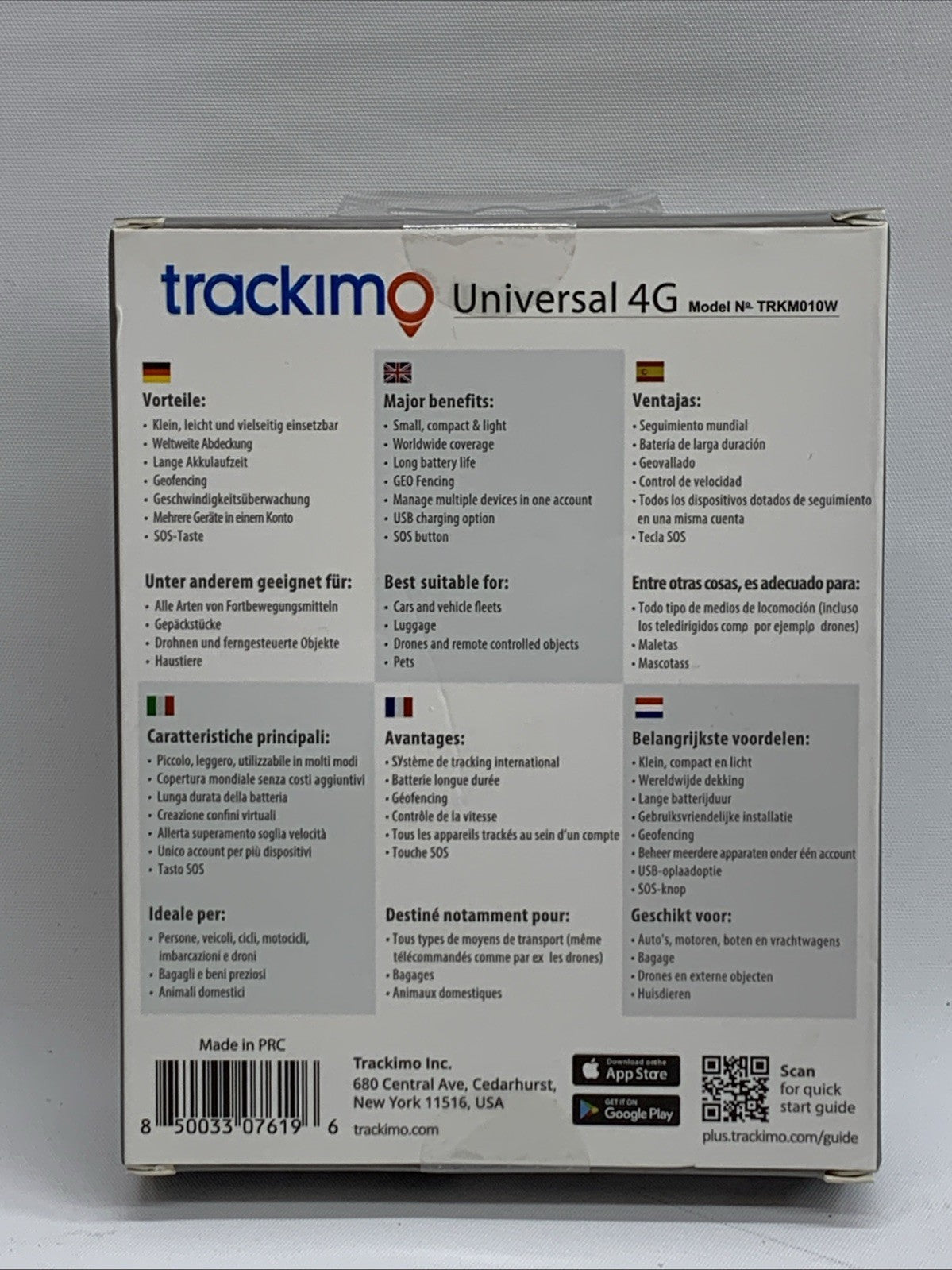 Trackimo 4G GPS Tracker Mini Real time Dog Car Vehicle Kids with Global Sim Card