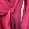 London Times V-Neck Ruffle Detail Long Sleeve Dress Women's Casual Size 6 Pink