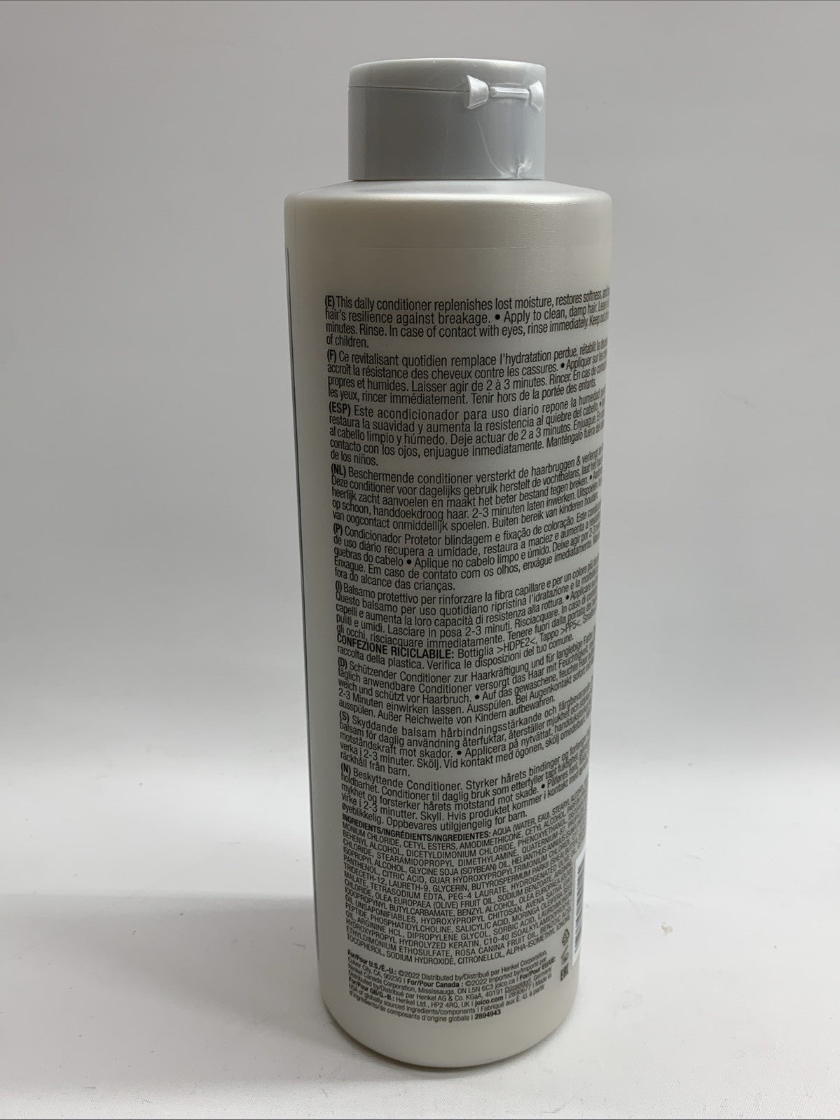 Joico Defy Damage Protective Conditioner Strengthen Bonds & Preserve 33.8 oz