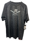 Marucci Extra Large Men's Crossover Marveled Tee Black Short Sleeve T-shirt