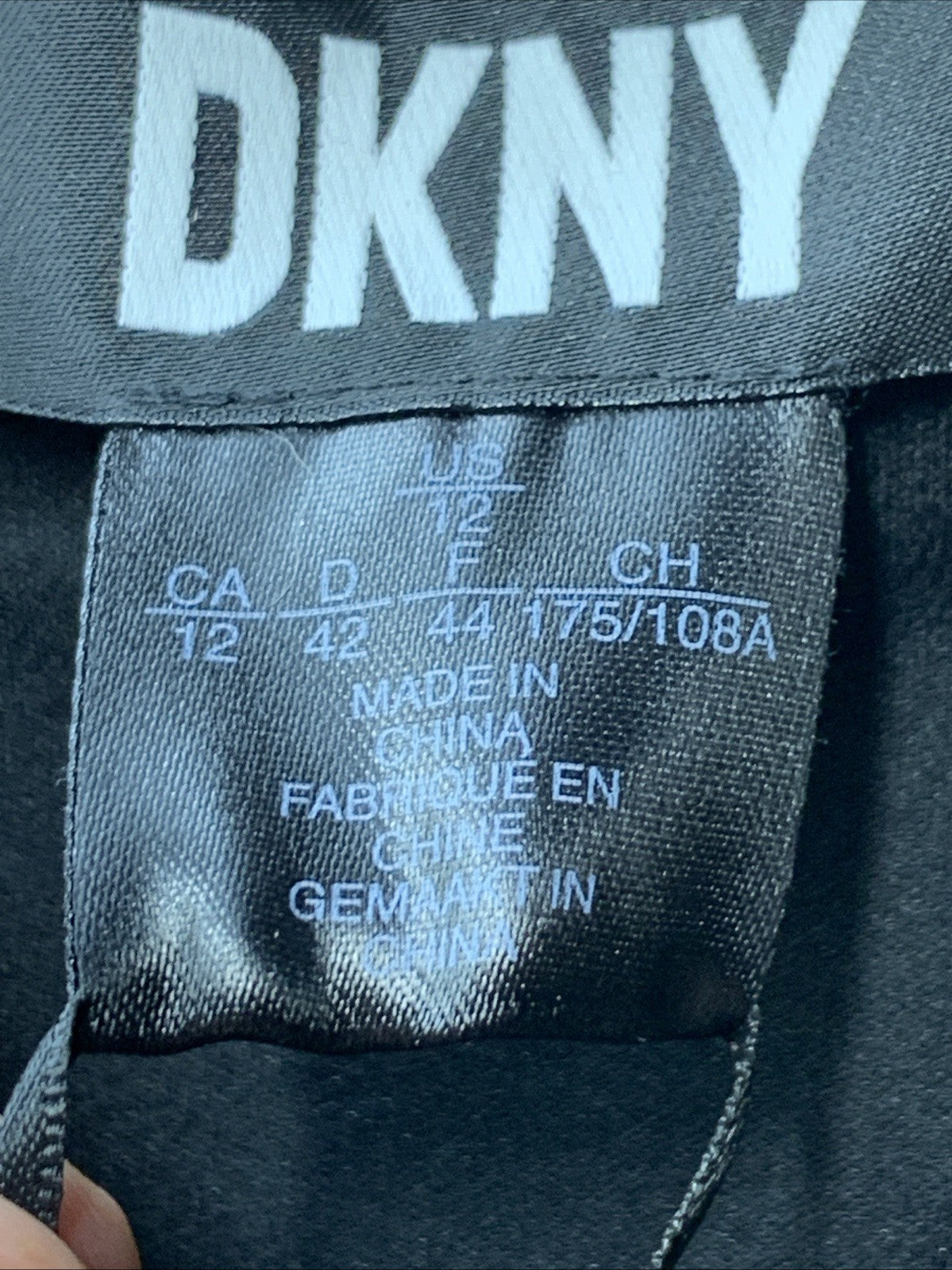 DKNY Women's Double Strap Cold Shoulder Gown Size 12 Black ED21A570 3/4 Sleeve