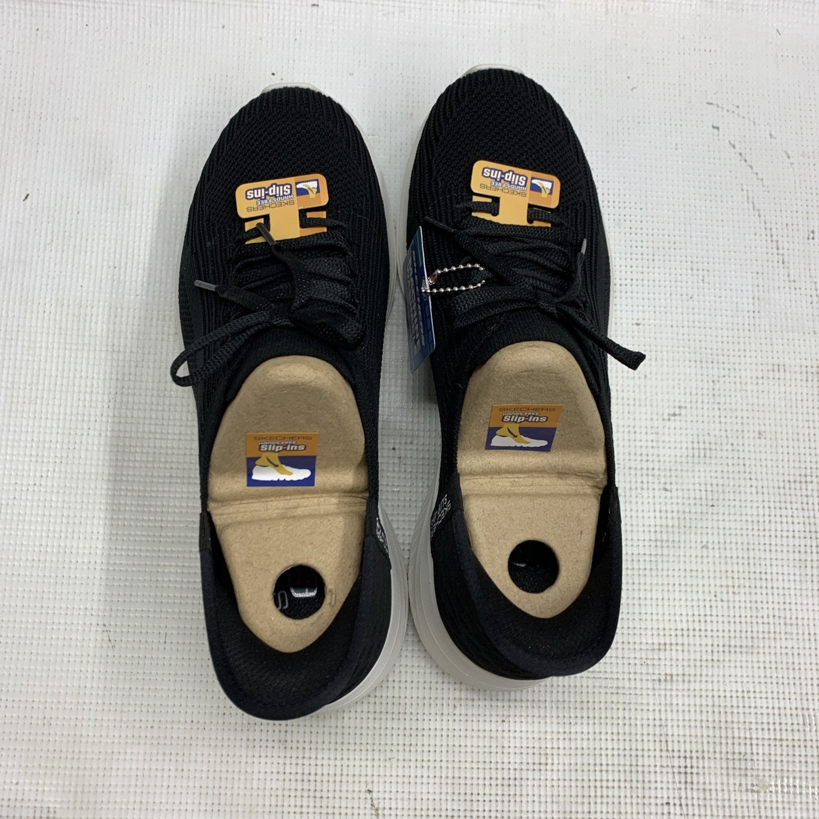 Skechers Womens Slip-Ins Ultra Flex 3.0 Shoes Black/White 149710 Size 8 Wide fit