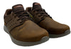 Skechers Streetwear Mens Delson 3.0 Ezra Slip on Shoe Dark Brown Size 12 Lace-up