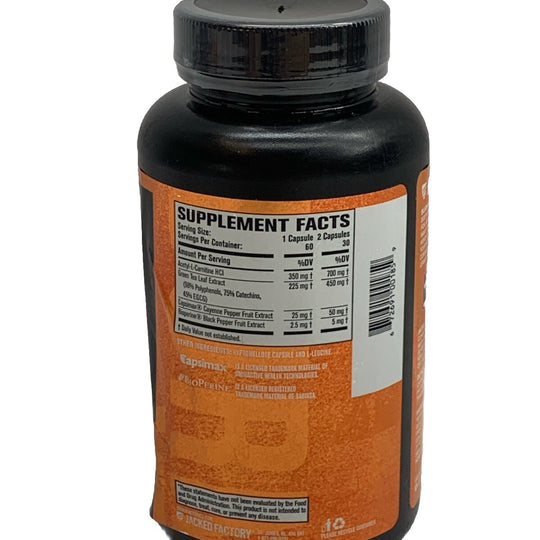 Burn-XT Caffeine-Free Thermogenic Fat Burner 60 Veggie Capsule Dietary Supplemen