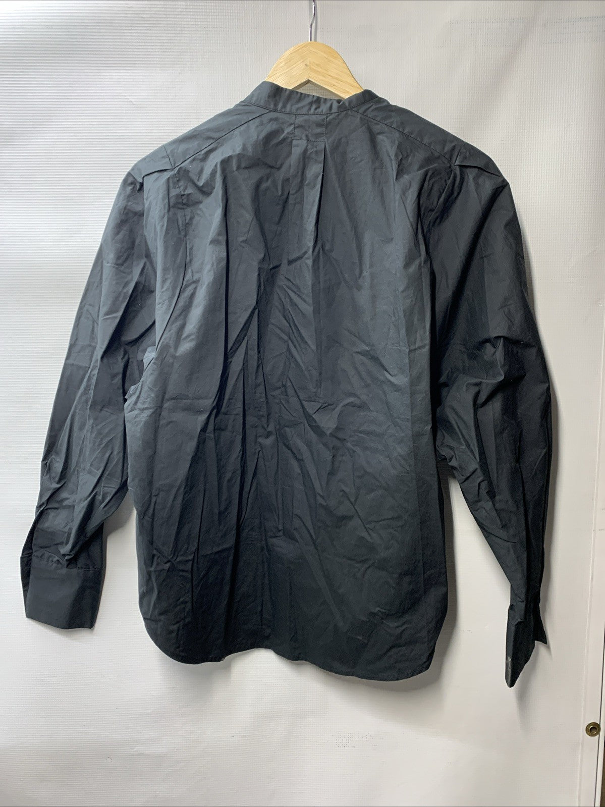 Equipment Women's Collarless Shan Top Size S Long Sleeve T5132F02536 True Black