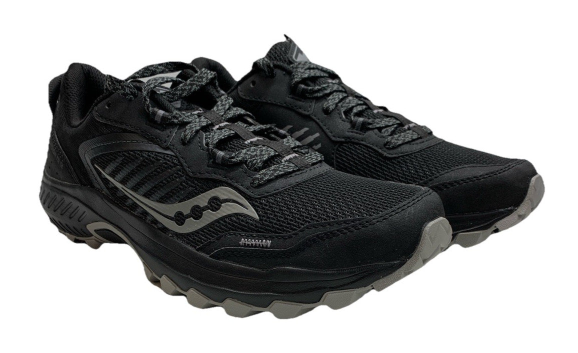 Saucony Men's Excursion TR15 Trail Running Shoe, Black/Shadow S20668-10 Size 9.5
