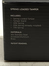 Normcore 58.5mm Spring-Loaded Coffee Tamper & Tamper Stand White Level Tamping