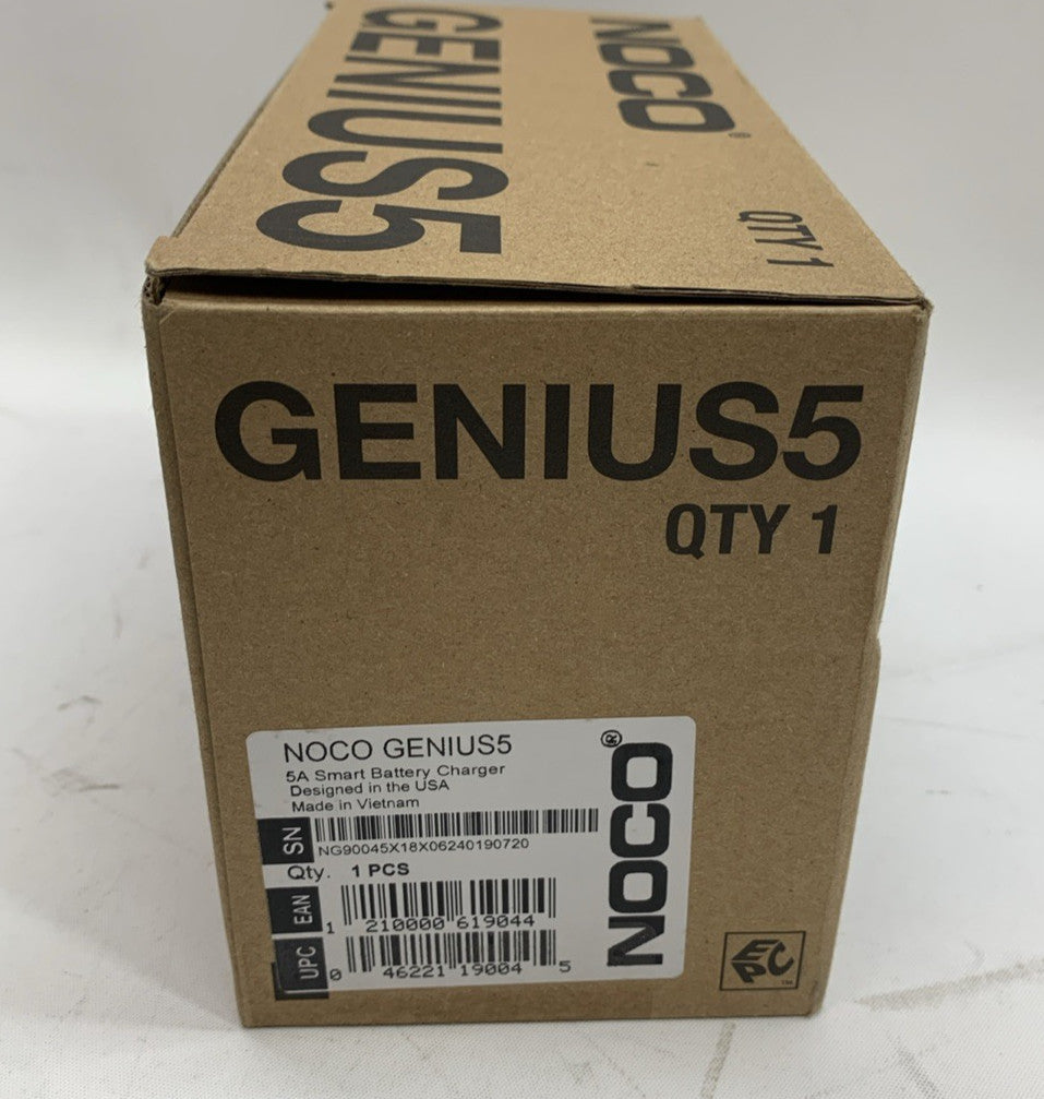 NOCO GENIUS5 Battery Charger Automatic Maintainer, Trickle Charger & Desulfator