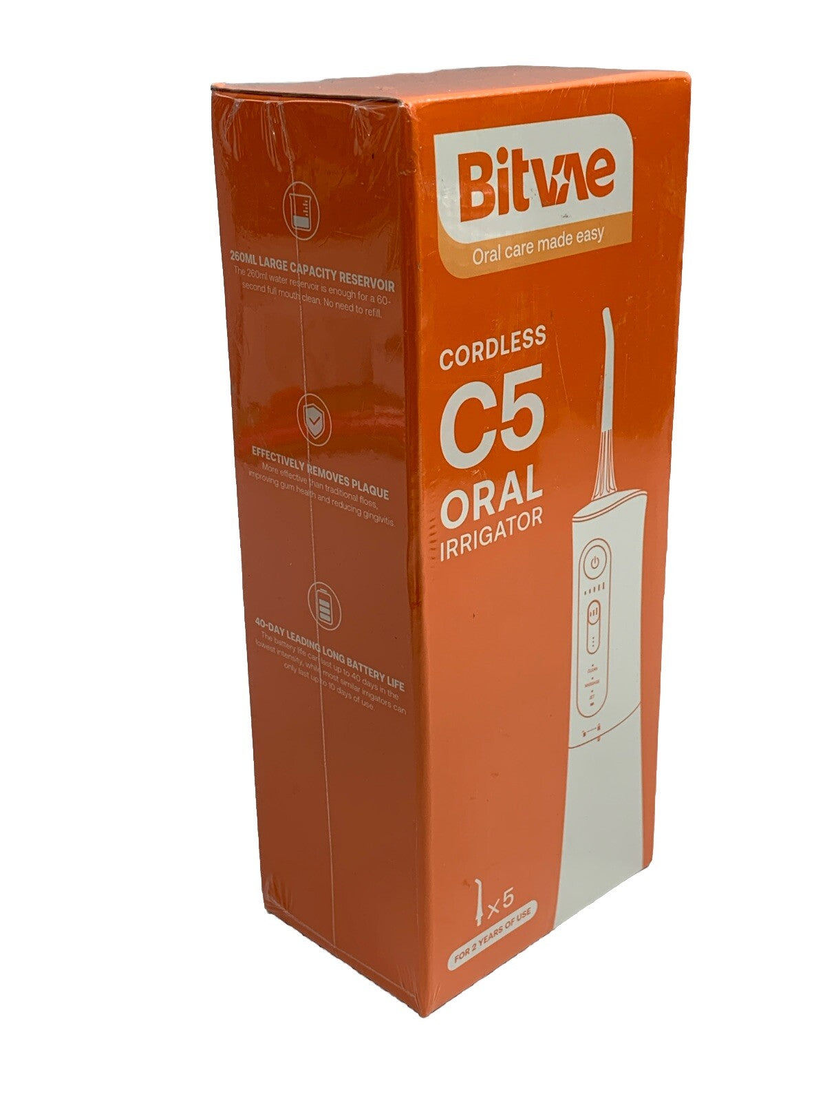 Bitvae C5 Water Dental Flosser Teeth Picks Cordless Water Flosser Oral Irrigator