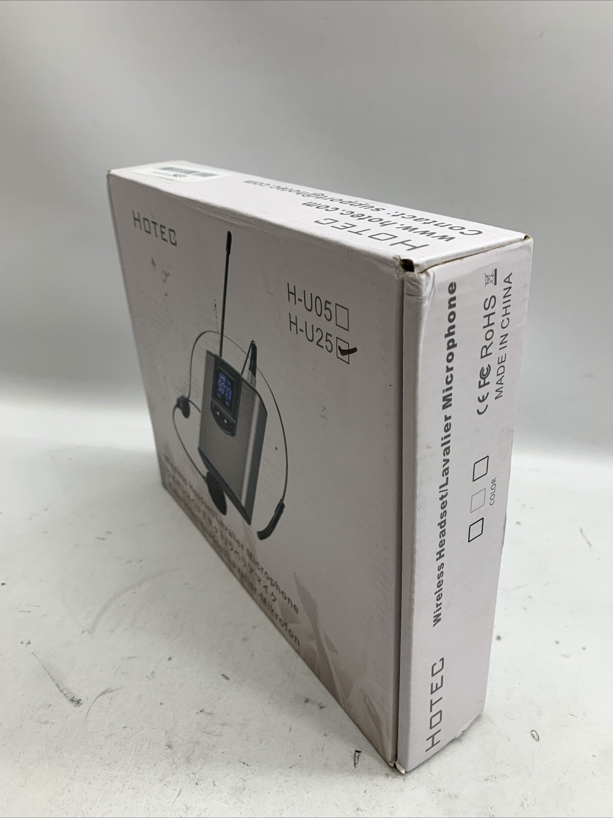 Hotec UHF YM-2 Wireless Headset Lavalier Microphone H-U25 for Live Performances