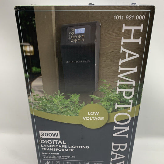 Hampton Bay ER-300-1215-AL 300W Low Voltage Digital Landscape Lighting Transform
