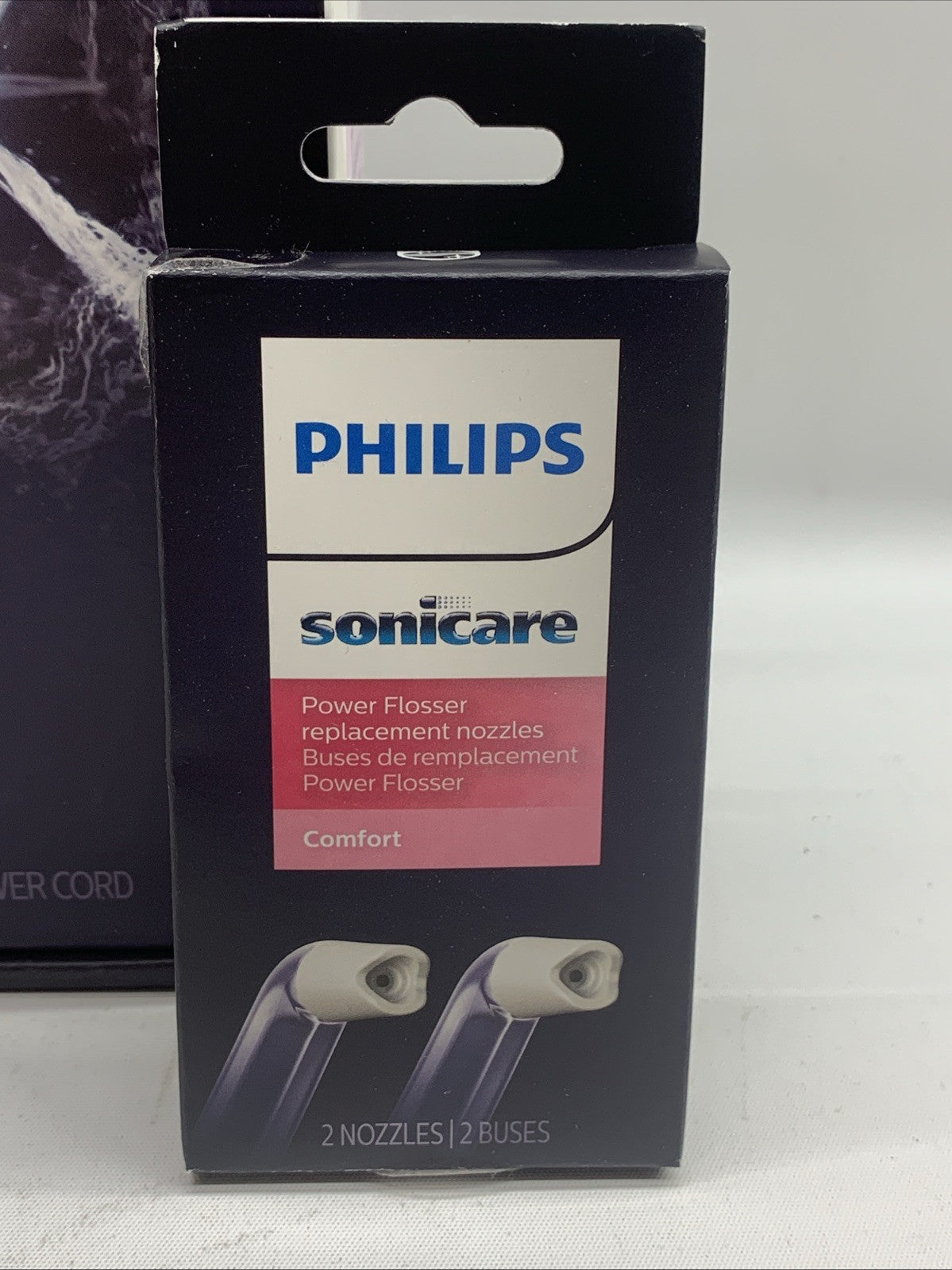 Philips Sonicare Cordless Power Flosser 3000 Oral Irrigator with 2 Nozzles