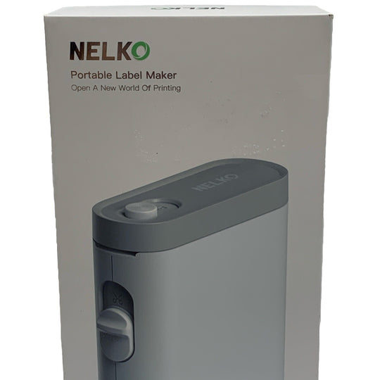 Nelko Bluetooth Label Printer, Portable Thermal Sticker Label Maker, IOS Android