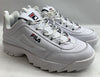 Fila Men's Strada Disruptor II Sneakers White US 14 Lace-up Shoes Lightweight